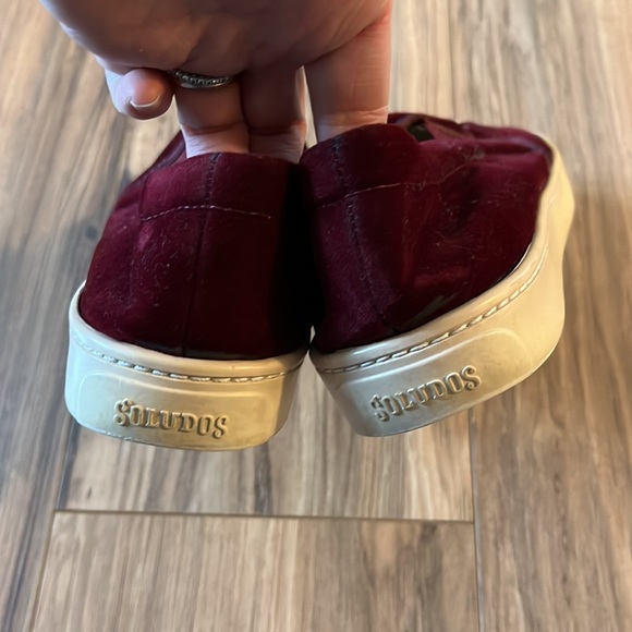 Soludos Velvet Sloth Slip On Sneakers 9.5 - Picture 5 of 6